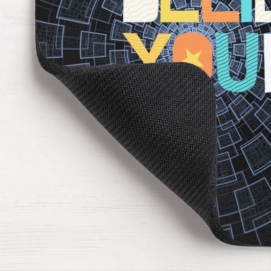 Geloof in jezelf Abstracte Muismat (Hoek)