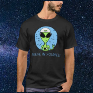 Geloof in jezelf Alien T-shirt
