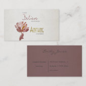 GELOOF IN JEZELF, ALLES WAT MOGELIJK IS, ZORGT VOO VISITEKAARTJE (Voorkant / Achterkant)