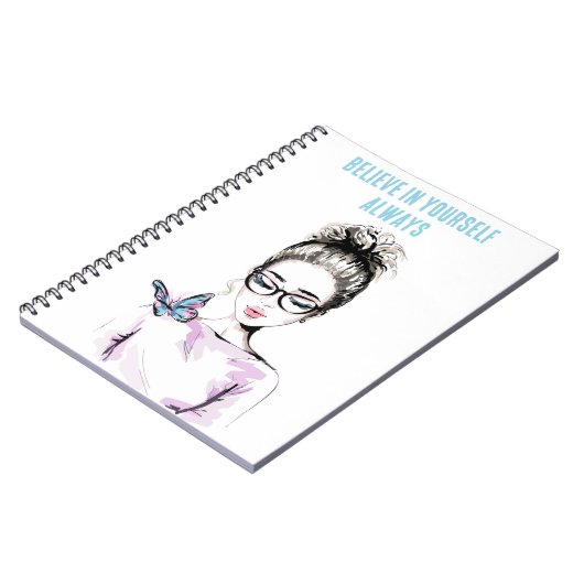 Geloof in jezelf, altijd notitieboek (Linkerzijde)