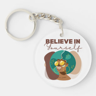 Geloof in jezelf baby T-shirt Sleutelhanger