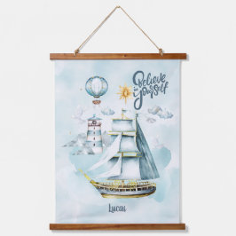 Geloof in jezelf  babydeken hangend wandkleed