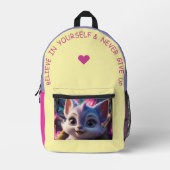 Geloof in jezelf.. bedrukte rugzak (Voorkant)