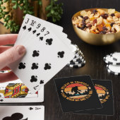 Geloof in jezelf Bigfoot Black Pokerkaarten (Insitu)