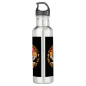 Geloof in jezelf Bigfoot Black Waterfles (Achterkant)