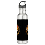 Geloof in jezelf Bigfoot Black Waterfles (Voorkant)