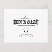 Geloof in jezelf briefkaart (Voorkant)