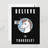 Geloof in jezelf briefkaart (Voorkant / Achterkant)