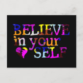 Geloof in jezelf briefkaart (Voorkant)