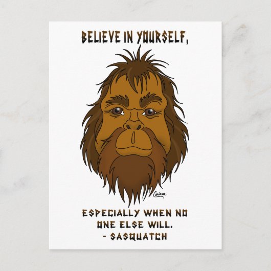 Geloof in jezelf - Briefkaart (Voorkant)