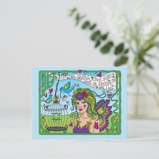 Geloof in jezelf_ Briefkaart (Staand voorkant)