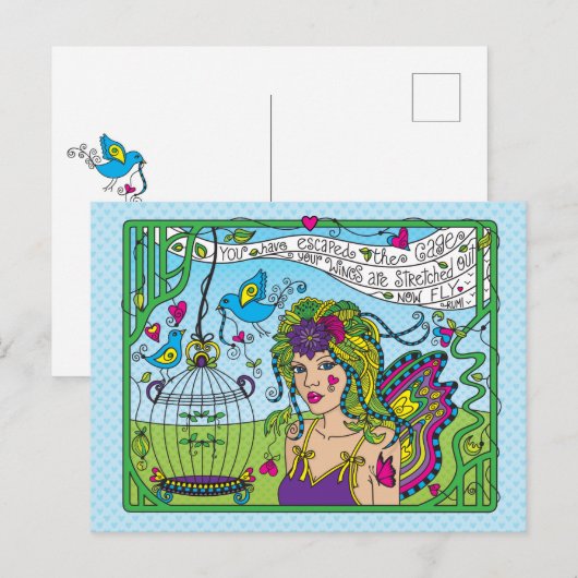 Geloof in jezelf_ Briefkaart (Voorkant / Achterkant)