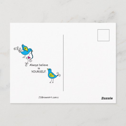 Geloof in jezelf_ Briefkaart (Achterkant)