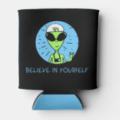 Geloof in jezelf, buitenaardse Koelbox Blikjeskoeler (Voorkant)