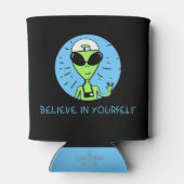 Geloof in jezelf, buitenaardse Koelbox Blikjeskoeler (Achterkant)