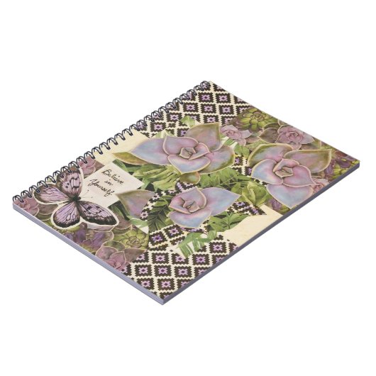 Geloof in jezelf Butterfly Journal Notitieboek (Linkerzijde)