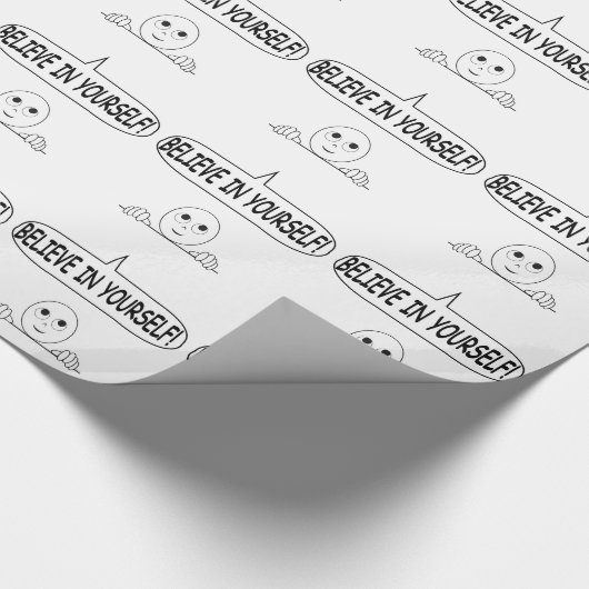 Geloof in jezelf cadeaupapier (Hoek)