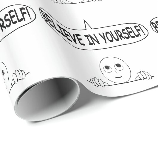 Geloof in jezelf cadeaupapier (Rol Hoek)