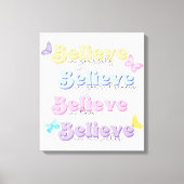 Geloof in jezelf canvas afdruk (Voorkant)