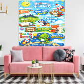 Geloof in jezelf canvas afdruk (Insitu (Woonkamer))