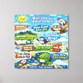 Geloof in jezelf canvas afdruk (Voorkant)