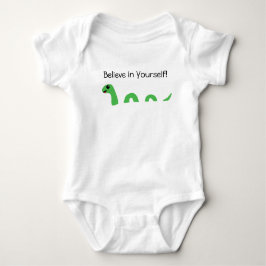 Geloof in jezelf Cartoon Loch Ness Monster Romper
