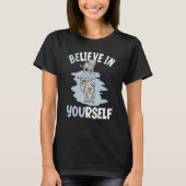 Geloof in jezelf Cute Tiger Reflection Mirr T-shirt (Voorkant)