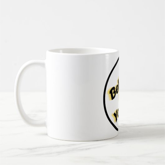 Geloof in jezelf dagelijkse koffie Mok (Links)