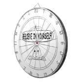 Geloof in jezelf dartbord (Voorkant Rechts)