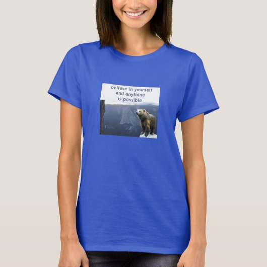 Geloof in jezelf (donker) T-shirt (Voorkant)