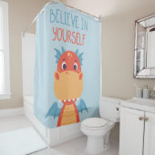 Geloof in jezelf Dragon Douchegordijn (In situ)