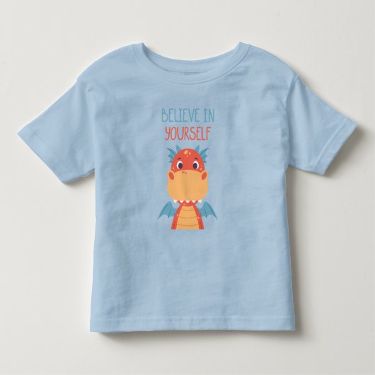 Geloof in jezelf Dragon Kinder Shirts (Voorkant)