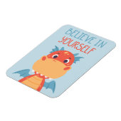 Geloof in jezelf Dragon Magneet (Linkerzijde)
