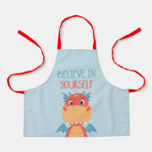 Geloof in jezelf Dragon Schort (Voorkant)