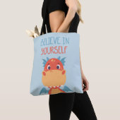 Geloof in jezelf Dragon Tote Bag (Dichtbij)