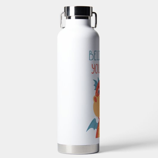 Geloof in jezelf Dragon Waterfles (Voorkant)