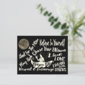 Geloof in jezelf Dream love voldoende aanmoediging Briefkaart (Staand voorkant)