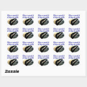 GELOOF IN JEZELF DUIKER DROMEN VIERKANTE STICKER (Vel)