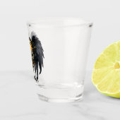 Geloof in jezelf, een brief shot glas (Rechts)