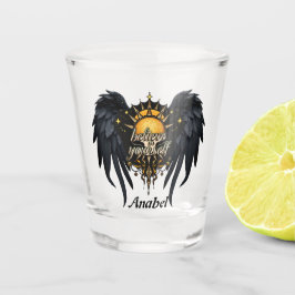 Geloof in jezelf, een brief shot glas