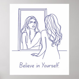 Geloof in jezelf - Empowerment Poster