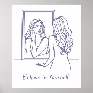 Geloof in jezelf - Empowerment Poster