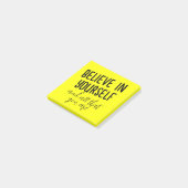 Geloof in jezelf en alles wat je bent Positief Post-it® Notes (Schuin)
