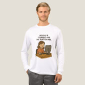 GELOOF IN JEZELF EN ALLES WAT JE BENT Tri-Blend SHIRT (Voorkant)