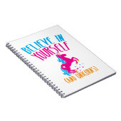 Geloof in jezelf (en eenhoorns) notitieboek (Rechterzijde)