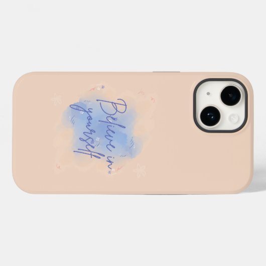 Geloof in jezelf en inspiratie Case-Mate iPhone case (Achterkant (horizontaal))