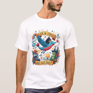Geloof in jezelf en zweef – Motivatie T-shirt