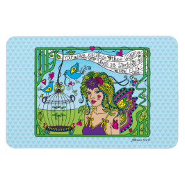 Geloof in jezelf_Flexible Magnet 6 x 4 inch Magneet