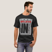 Geloof in jezelf geborduurde kunst t-shirt (Voorkant volledig)