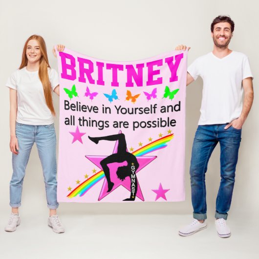 GELOOF IN JEZELF GEPERSONALISEERDE FLEECE DEKEN (In situ)